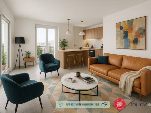 Appartement à vendre - neuf 397 000 € 4 pièces 3 chambres 84 m² 1er étage Morainvilliers 78630