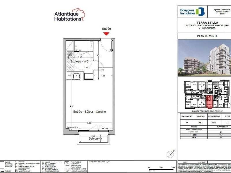 Maison à louer, 27m², NANTES