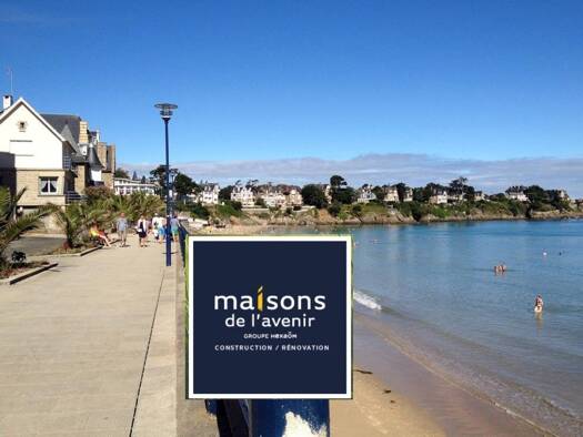 Terrain constructible à vendre 380 000 € 550 m² de terrain Saint-Lunaire 35800