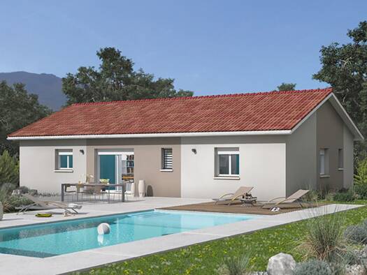 Terrain avec maison neuve à vendre 254 000 € 6 pièces 4 chambres 103 m² 460 m² de terrain Saint-Marcellin-en-Forez 42680