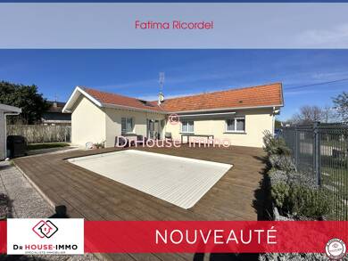 Maison de plain-pied à vendre 405 000 € 6 pièces 4 chambres 160 m² 1 192 m² de terrain Ludon Medoc 33290