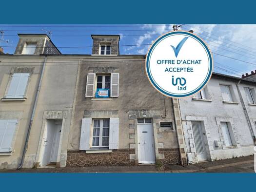 Maison de ville à vendre 145 000 € 4 pièces 3 chambres 74 m² 78 m² de terrain Voie Ferree-Lotissements Ancenis 44150
