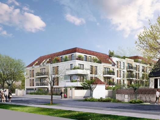 Appartement à vendre - neuf 225 000 € 3 pièces 2 chambres 57,4 m² 2ème étage Ecquevilly 78920