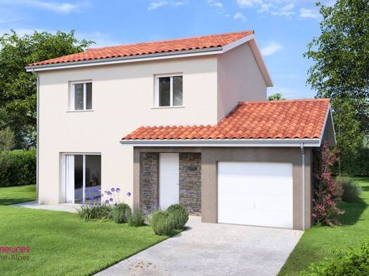 Terrain avec maison neuve à vendre 249 000 € 4 pièces 3 chambres 85 m² 500 m² de terrain Assieu 38150