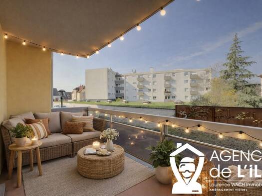 Appartement à louer 970 € 3 pièces 2 chambres 89,5 m² 1er étage Sélestat 67600