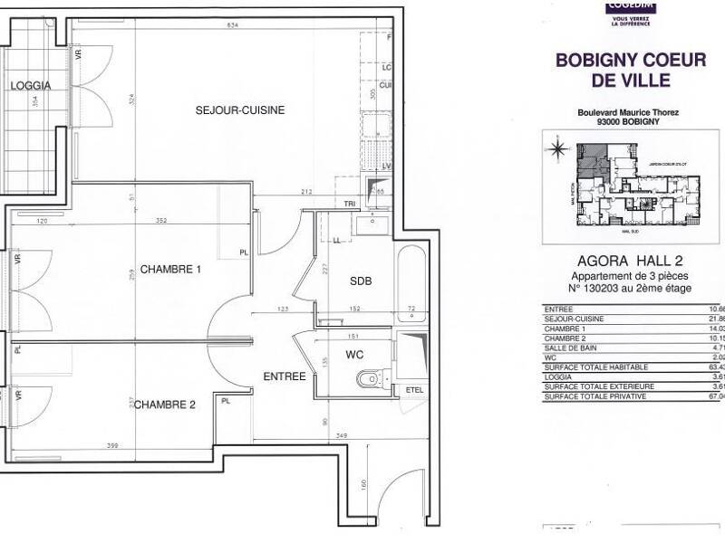 Maison à louer, 63m², BOBIGNY