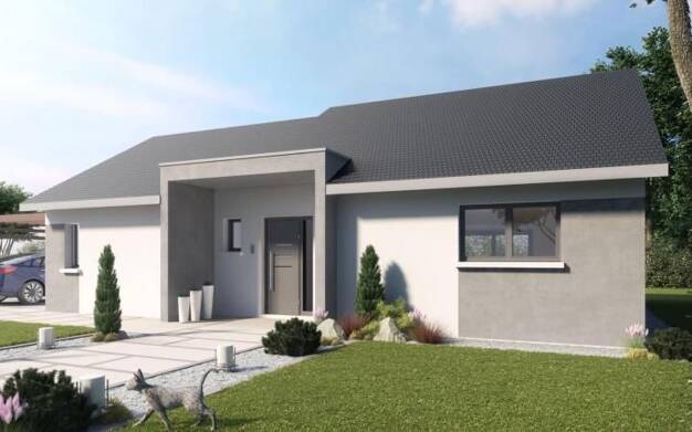 Terrain avec maison neuve à vendre 373 600 € Nord Brumath 67170
