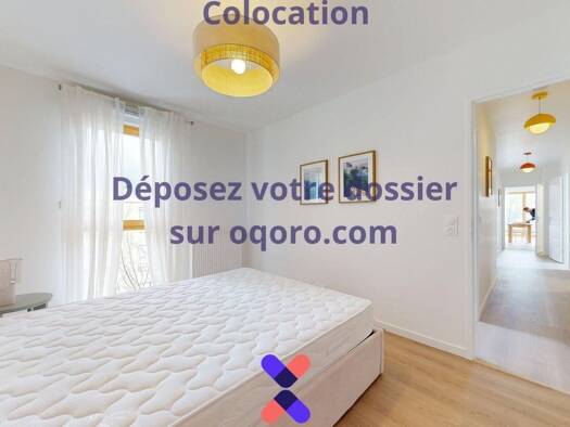 Colocation à louer 750 € 5 pièces 4 chambres 100 m² 3ème étage Varenne-Centre-Rive Charmante Noisy-le-Grand 93160