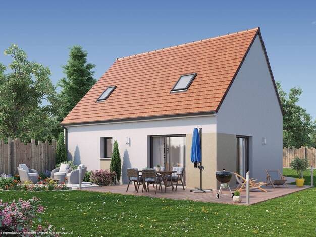 Terrain avec maison neuve à vendre 190 539 € 5 pièces 4 chambres 95 m² 900 m² de terrain Le Controis-en-Sologne 41120