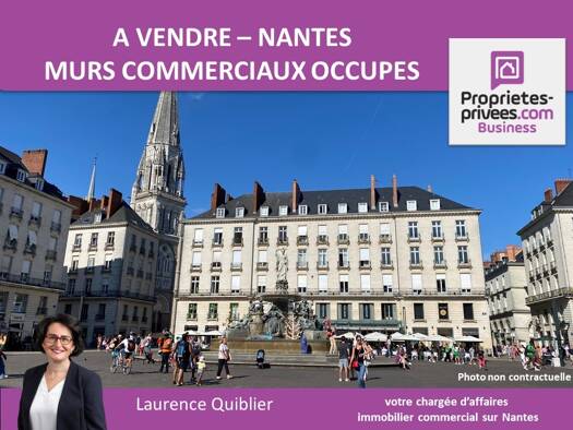 Local commercial avec bail commercial 385 876 € 57 m² de surface de vente divisible Graslin-Commerce Nantes 44000