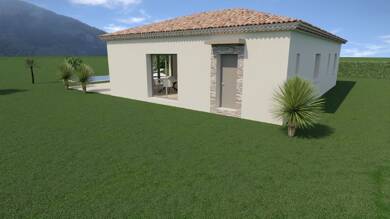 Maison de plain-pied à vendre 388 000 € 3 pièces 3 chambres 90 m² 1 260 m² de terrain Cotignac 83570