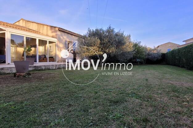 Maison de plain-pied à vendre 449 000 € 5 pièces 3 chambres 134 m² 902 m² de terrain Saint-Quentin-la-Poterie 30700