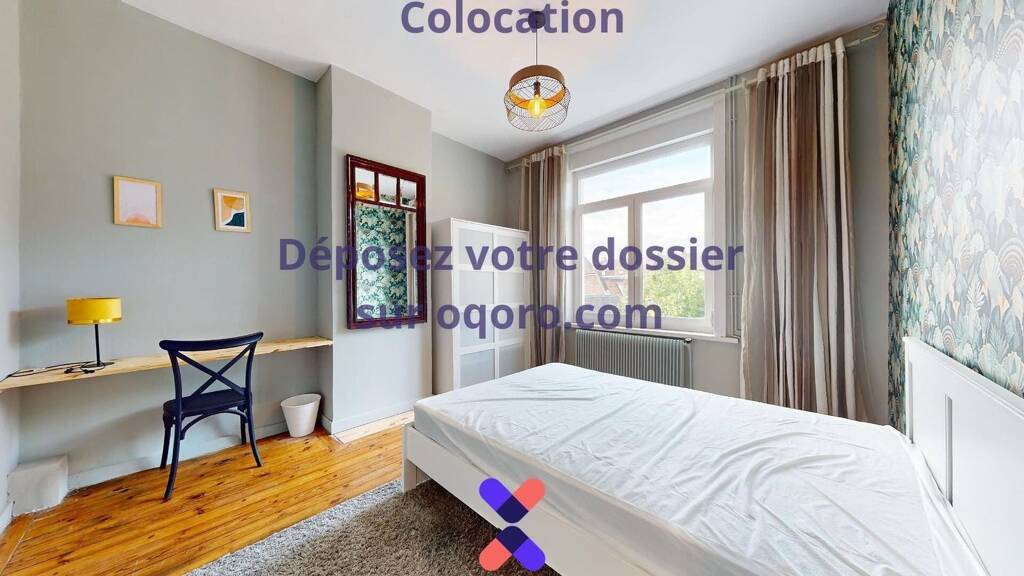Maison à louer 495 € 6 pièces 5 chambres 150 m² Edouard Vaillant-Vauban-Barbieux Roubaix 59100