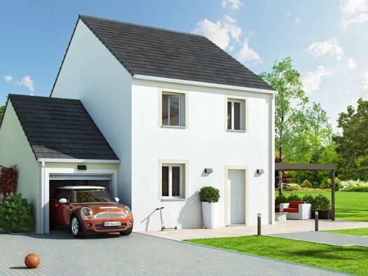 Terrain avec maison neuve à vendre 257 817 € 4 pièces 3 chambres 82 m² 462 m² de terrain Witry-Lès-Reims 51420