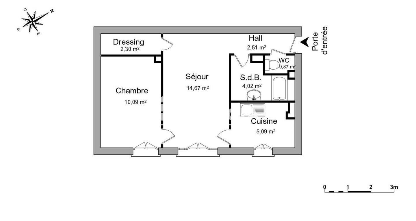 Maison à louer, 40m², RUEIL MALMAISON