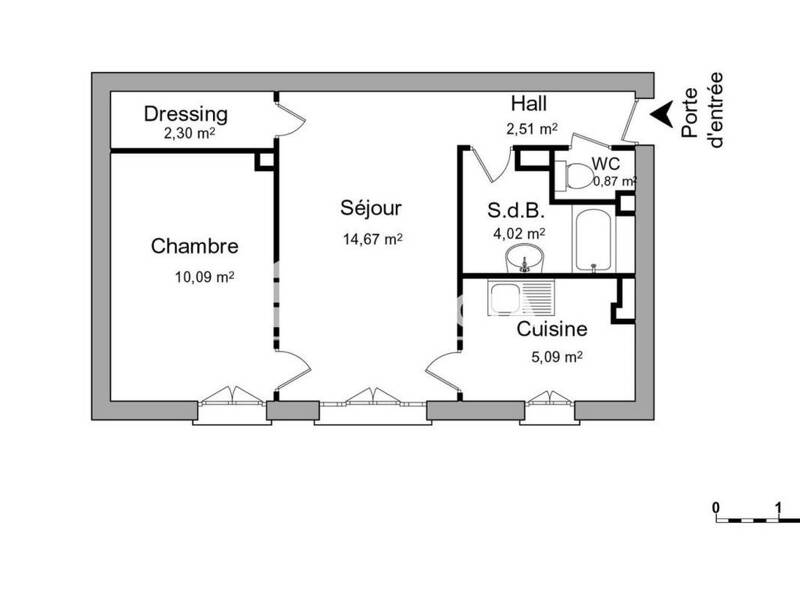 Maison à louer, 40m², RUEIL MALMAISON