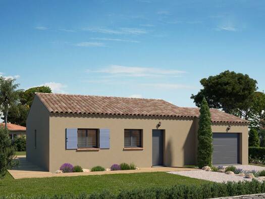 Terrain avec maison neuve à vendre 210 000 € 3 pièces 2 chambres 71 m² 450 m² de terrain Sérignan-du-Comtat 84830