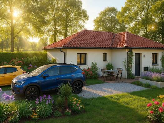 Terrain avec maison neuve à vendre 275 980 € 4 pièces 3 chambres 90 m² 1 100 m² de terrain Biol 38690