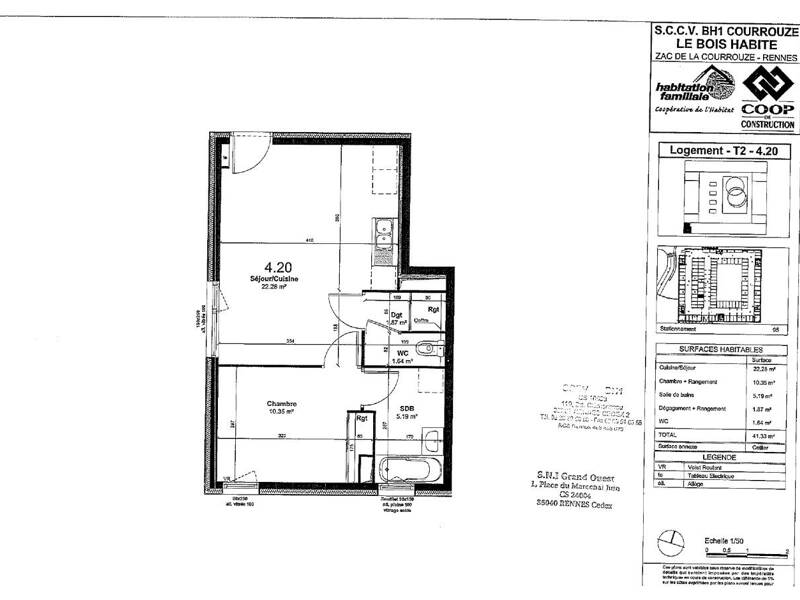 Maison à louer, 41m², RENNES