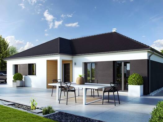 Terrain avec maison neuve à vendre 196 384 € 5 pièces 4 chambres 108 m² 25 m² de terrain Yzeux 80310