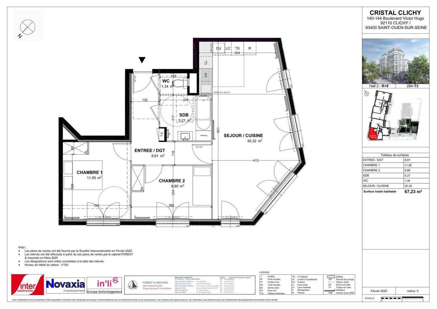 Maison à louer, 67m², CLICHY