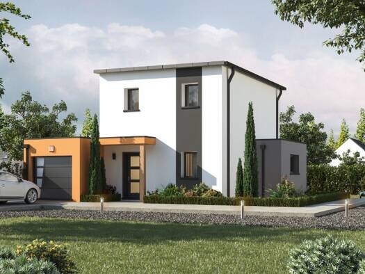 Terrain avec maison neuve à vendre 362 000 € 5 pièces 4 chambres 110 m² 390 m² de terrain Bourg Sud Guipavas 29490