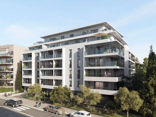 Appartement à vendre - neuf 510 000 € 3 pièces 76,1 m² Étage 5/6 dès le 31/03/2027 Dolce Farniente Le Cannet 06110