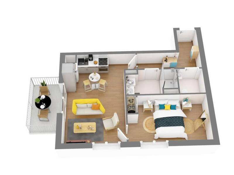 Maison à louer, 46m², SAINTE CATHERINE