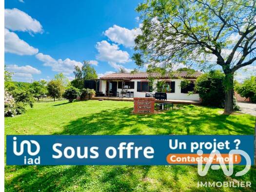 Maison de plain-pied à vendre 459 000 € 4 pièces 3 chambres 147 m² 3 800 m² de terrain Bonrepos-sur-Aussonnelle 31470