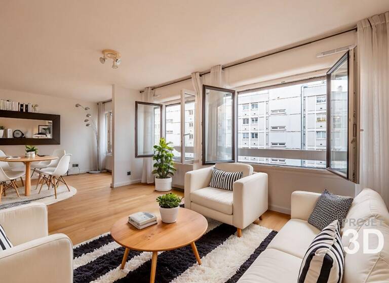 Appartement à vendre 820 000 € 4 pièces 3<br/>chambres 101,7 m²<br/>superficie Dernier étage, 5/5<br/>étage Buttes Chaumont Paris 19ème 75019