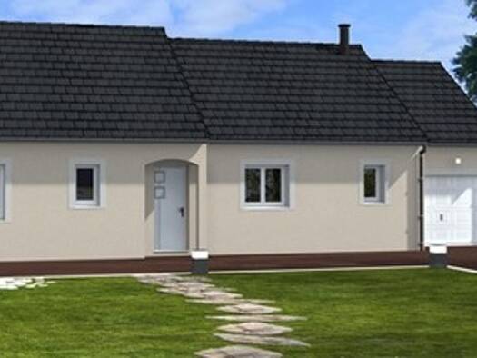 Terrain avec maison neuve à vendre 199 500 € 1 pièce 3 chambres 90 m² 556 m² de terrain Plaimpied-Givaudins 18340