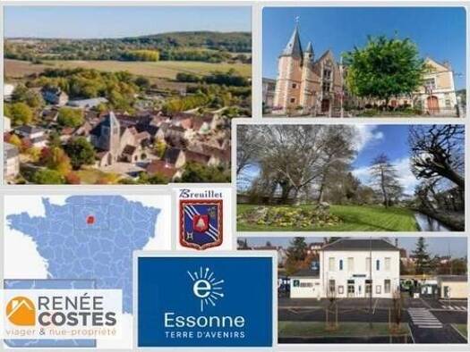 Maison en viager occupé Bouquet 45 400 € 6 pièces 4 chambres 143 m² 920 m² de terrain Saint Martin Sud Étampes 91150