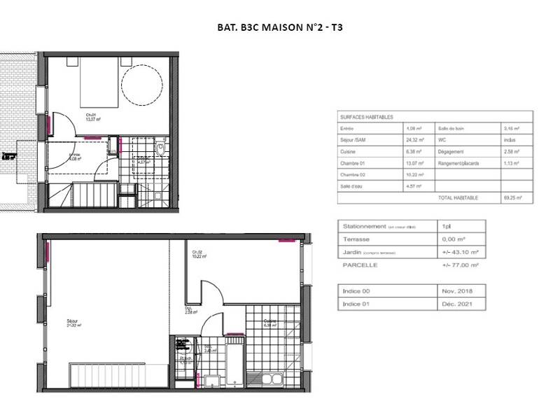 Maison à vendre, 69m², AMIENS