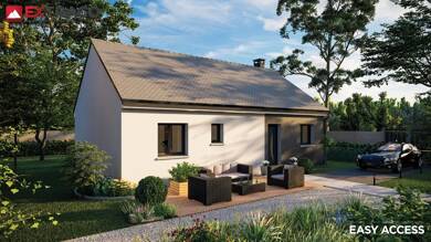 Maison de plain-pied à vendre 159 000 € 4 pièces 2 chambres 71 m² 1 058 m² de terrain Glos-sur-Risle 27290