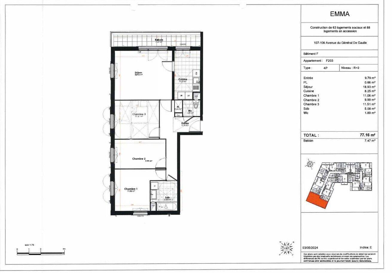 Maison à louer, 77m², OZOIR LA FERRIERE