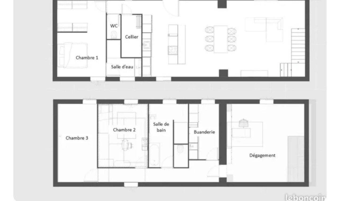 Maison à vendre, 160m², SAINT DIDIER SUR CHALARONNE