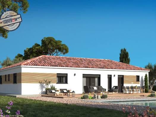 Terrain avec maison neuve à vendre 306 380 € 5 pièces 4 chambres 113 m² 800 m² de terrain Prunet 31460