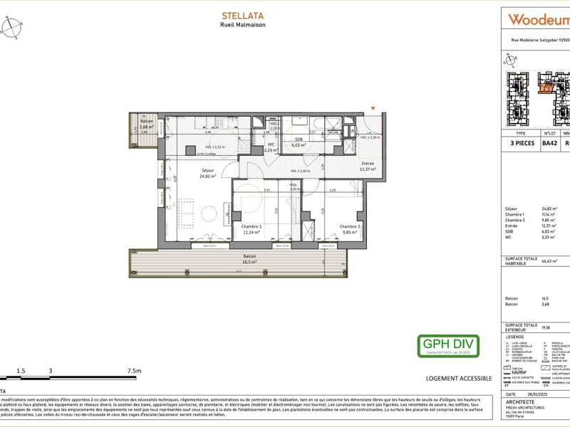 Maison à louer, 66m², RUEIL MALMAISON