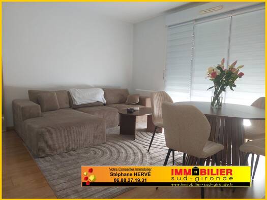 Appartement à vendre 97 500 € 2 pièces 1 chambre 44,75 m² RDC Langon 33210