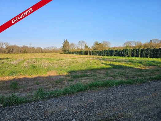 Terrain constructible viabilisé à vendre 55 000 € 1 314 m² de terrain Plouvara 22170