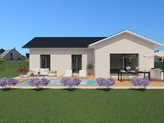 Terrain avec maison neuve à vendre 332 084 € 4 pièces 3 chambres 80 m² 1 500 m² de terrain Arvière-en-Valromey 01260
