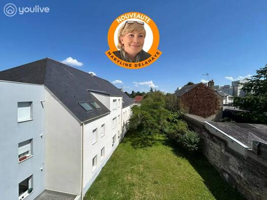 Appartement à vendre 200 000 € 3 pièces 2 chambres 68,55 m² Étage 3/3 Centre Angers 49100