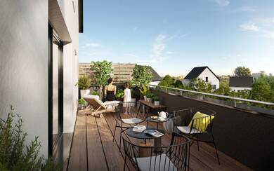 Duplex à vendre - Neuf 222 000 € 3 pièces 2 chambres 70 m² Dernier étage, Étage 1/1 Battenheim 68390