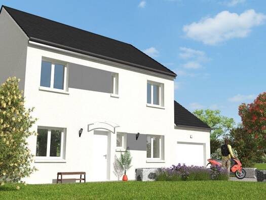 Terrain avec maison neuve à vendre 254 008 € 5 pièces 4 chambres 108 m² 656 m² de terrain Montigny-sur-Loing 77690