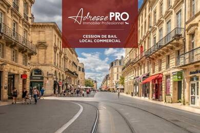 Local commercial avec bail commercial 1 500 € 35 m² de surface de vente Bordeaux 33000