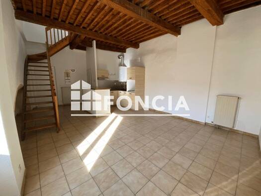Duplex à louer 505 € 3 pièces 2 chambres 55 m² 3ème étage Centre Ville Bagnols-sur-Cèze 30200