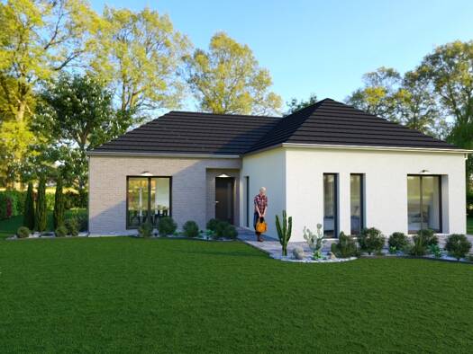 Terrain avec maison neuve à vendre 325 000 € 5 pièces 3 chambres 101 m² Pierre-Levée 77580