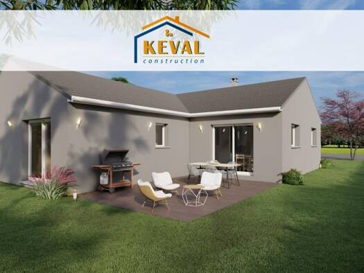 Terrain avec maison neuve à vendre 199 950 € 4 pièces 3 chambres 80 m² 750 m² de terrain Vescheim 57370