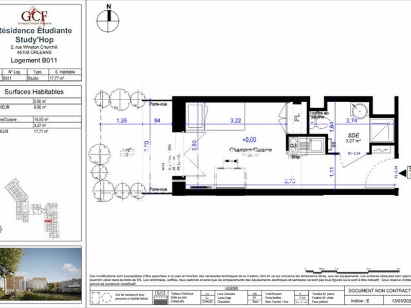 Maison à louer, 18m², ORLEANS