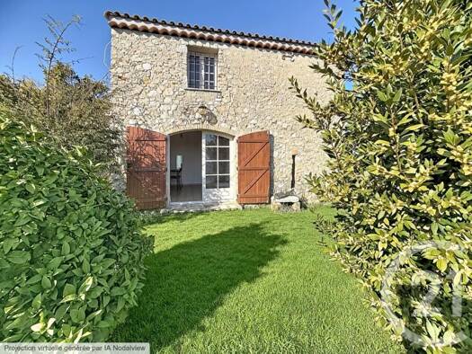 Maison à vendre 376 300 € 2 pièces 1 chambre 33,3 m² 500 m² de terrain La Gaude 06610